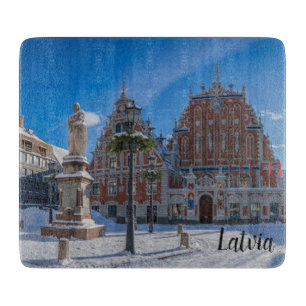 Planche À Découper Centre-ville historique de Riga, Lettonie