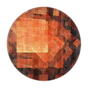 Planche À Découper Cercle d'art Abstrait