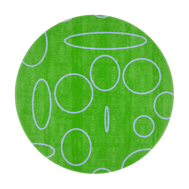 Planche À Découper Cercles verts (Devant)