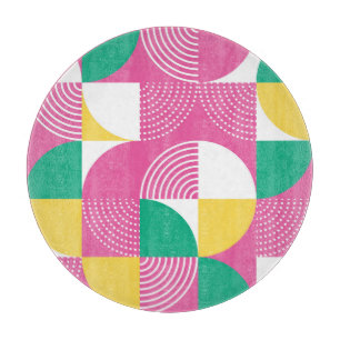 Planche À Découper Cercles vintages : Harmonie Graphique.