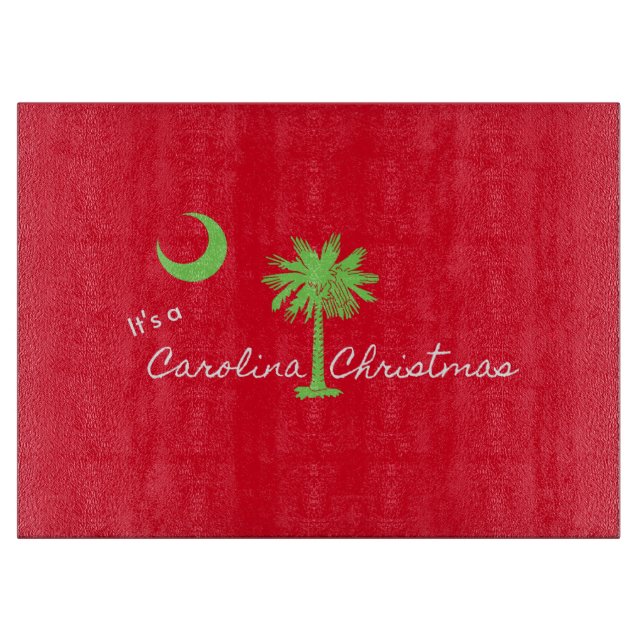 Planche À Découper C'est un Noël en Caroline du Sud (Devant)