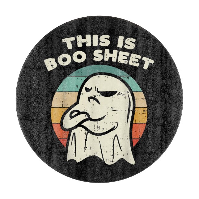 Planche À Découper C'est une feuille de fantôme Boo  (Devant)