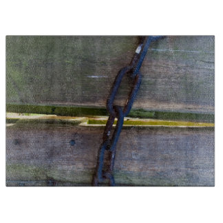 Planche À Découper Chain on wood