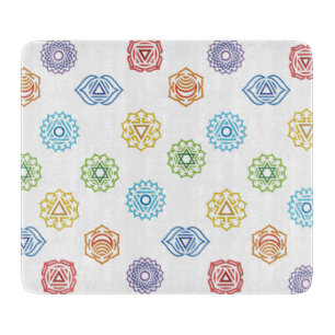 Planche À Découper Chakra Energy Glass Cutboard