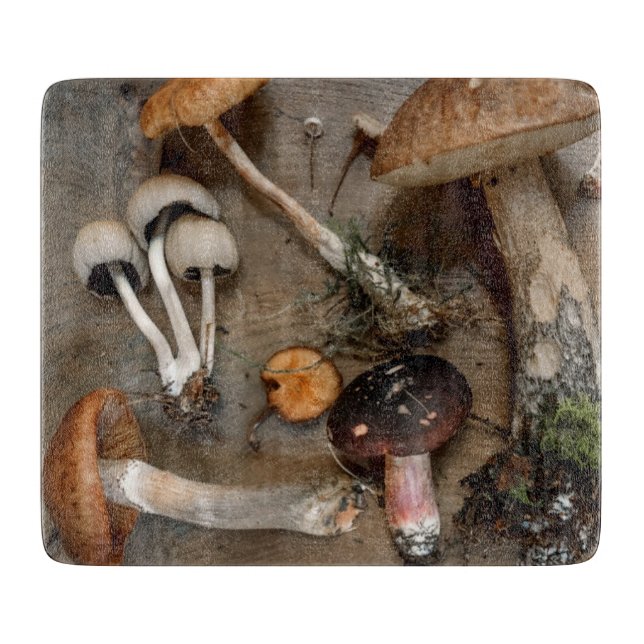 Planche À Découper Champignons d'amour des champignons (Devant)