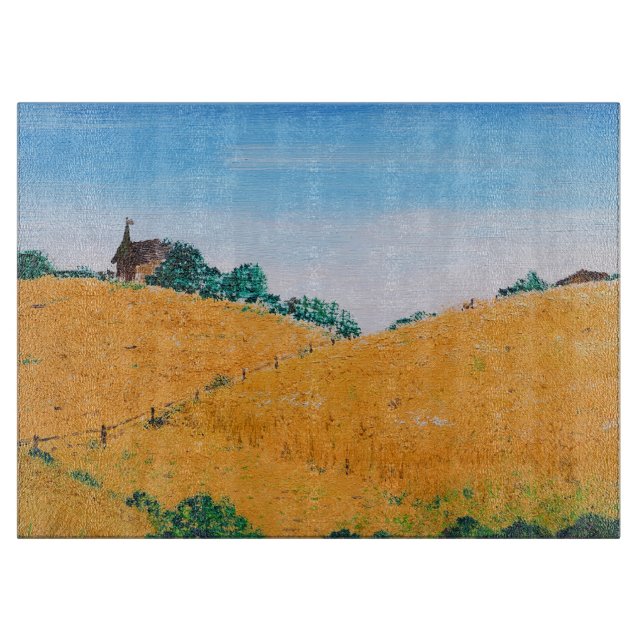 Planche À Découper Champs d'été (Devant)