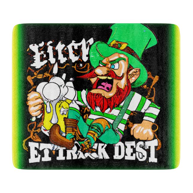Planche À Découper Chance des Irlandais St Patrick's Day. Acheter mai (Devant)
