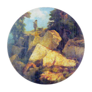 Planche À Découper Chasse au renard Josef Navrátil Après 1850