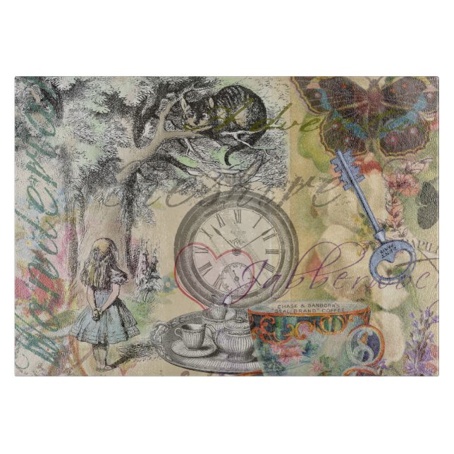 Planche À Découper Chat du Cheshire Alice au Pays des Merveilles Clas (Devant)