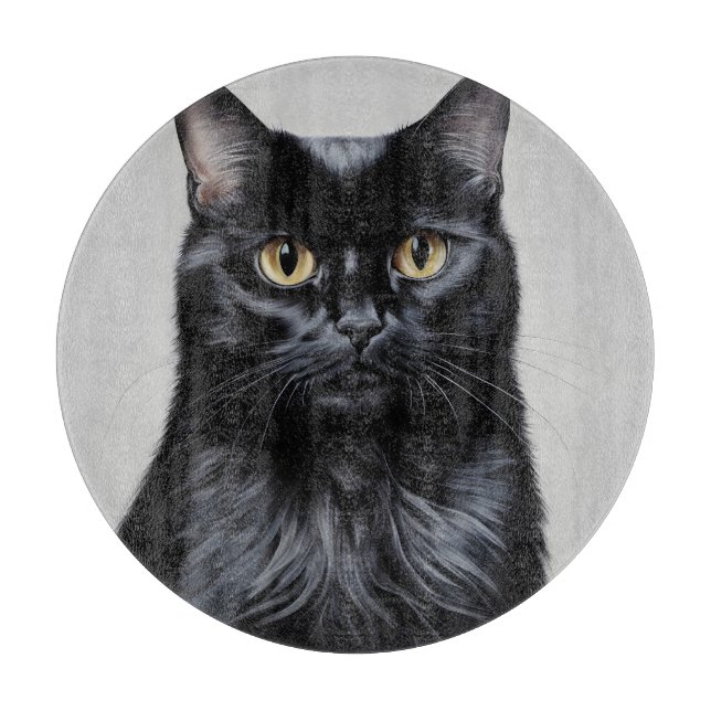 Planche À Découper Chat noir (Devant)