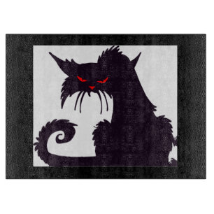 Planche À Découper Chat noir
