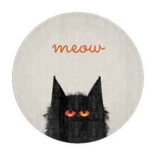 Planche À Découper Chat noir grumeux