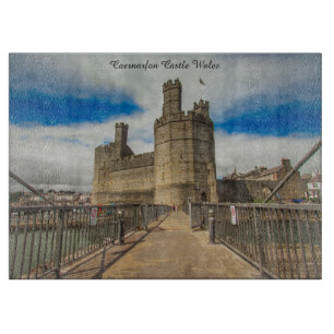 Planche À Découper Château de Caernarfon Wales.