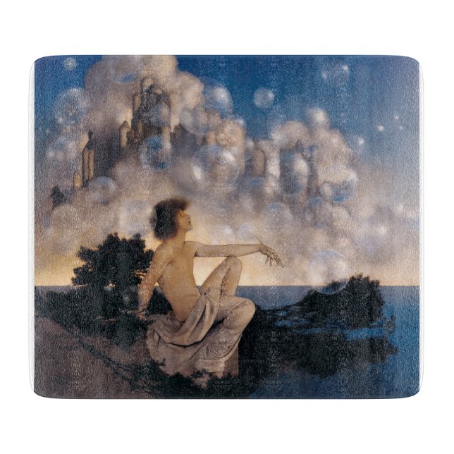 Planche À Découper Châteaux en Espagne de Maxfield Parrish 1904 Fanta (Devant)