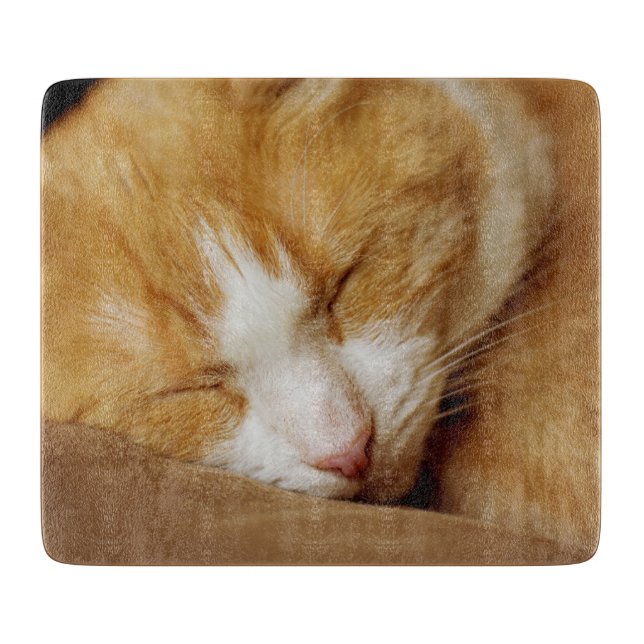 Planche À Découper Chaton couchant (Devant)