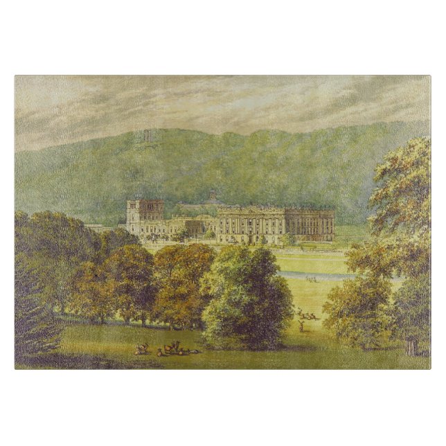 Planche À Découper Chatsworth Derbyshire Jane Austen Darcy Pemberly (Devant)