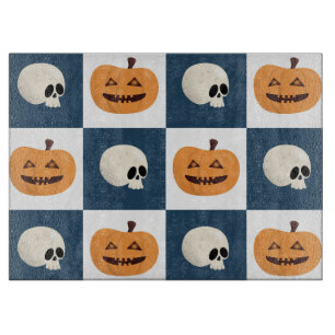 Planche À Découper Checks de Skulls et Pumkins
