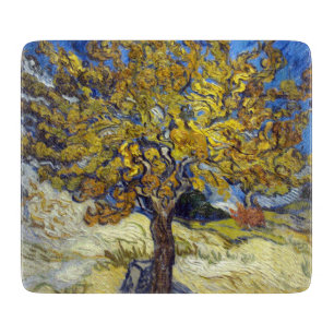 Planche À Découper Chef-d'œuvre d'art du mûrier de Van Gogh