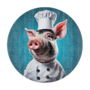 Planche À Découper Chef Pig