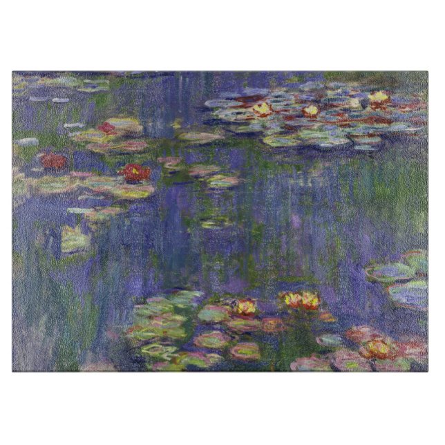 Planche À Découper Chefs-d'œuvre de Nymphéas de Monet (Devant)