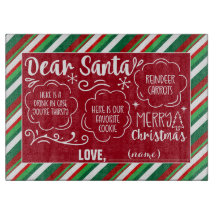 Cher Père Noël Cookie & Milk plateau arrière - pla