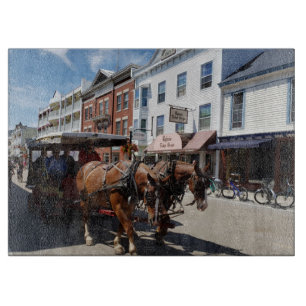 Planche À Découper Cheval et transport sur l'île Mackinac, Michigan