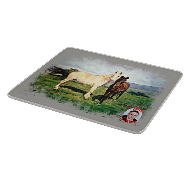 Planche À Découper Chevaux/Cabalos/Horses (Coin)