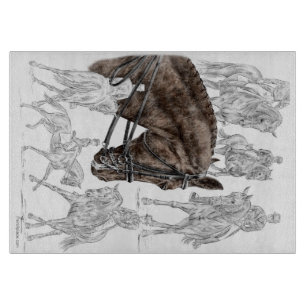 Planche À Découper Chevaux de contrainte collectés FEI