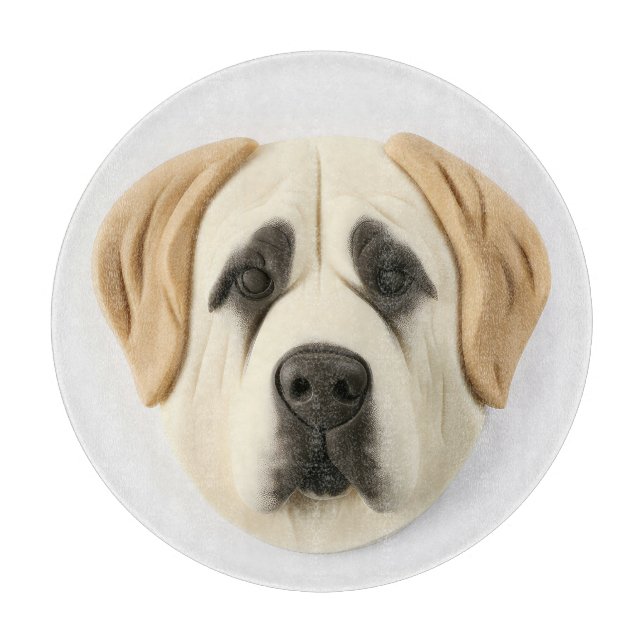 Planche À Découper Chien de berger d'Anatolie Inspiré de la 3D (Devant)