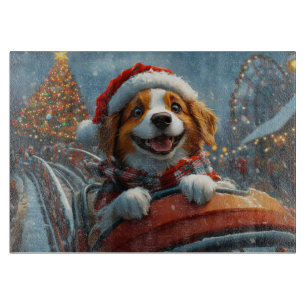 Planche À Découper Chien Épagneul Breton Noël