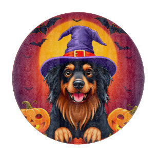 Planche À Découper Chien mignon d'Halloween
