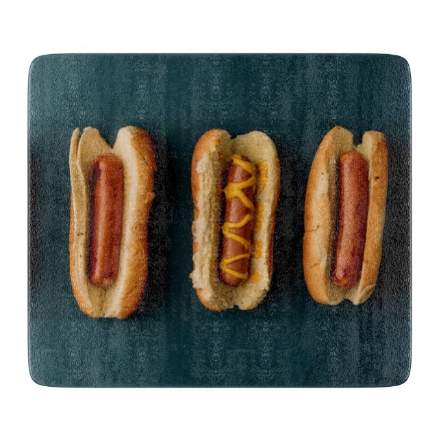 Planche À Découper Chiens chauds et fusils (Devant)
