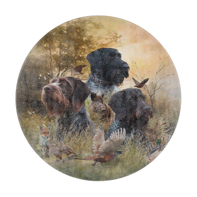 Planche À Découper Chiens de chasse polyvalents (Devant)