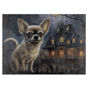 Planche À Découper chihuahua Halloween Épouvantable