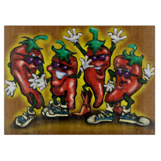 Planche à découper Chili Peppers