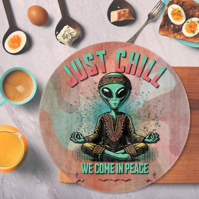 Planche À Découper Chill, on vient en paix (Créateur téléchargé)