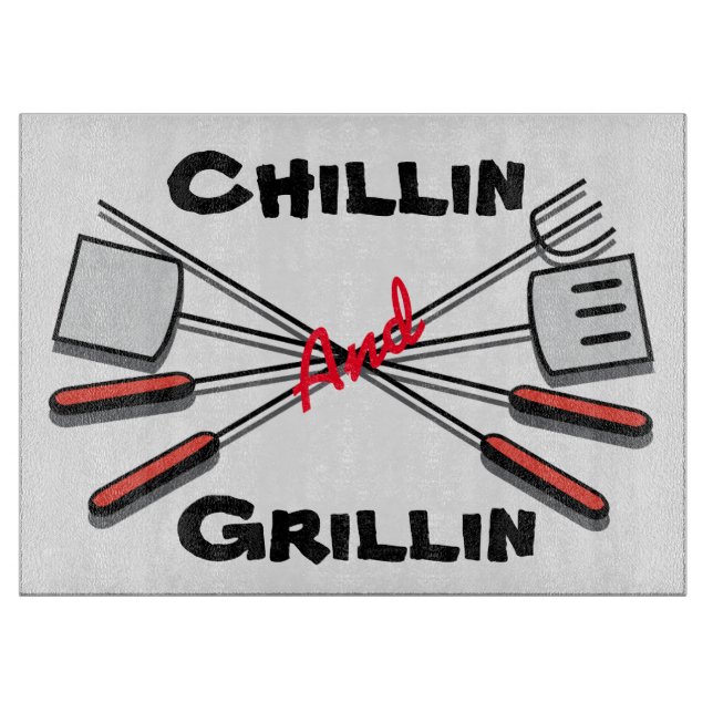 Planche À Découper Chillin et Grillin (Devant)