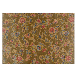 Planche À Découper Chintz Fleur Classique Joli Design Floral Doux