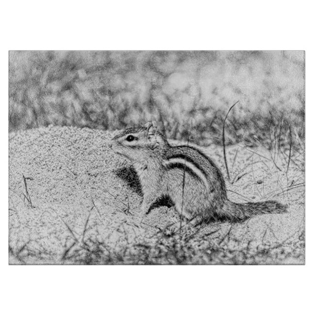 Planche À Découper Chipmunk Sketch (Devant)