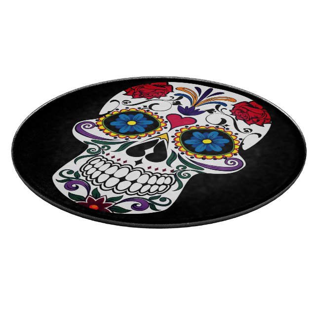Planche À Découper Choisissez la couleur de fond Sugar Skull Celebrat (Coin)