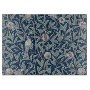 PLANCHE À DÉCOUPER CHOPPING BOARD VERRE : MORRIS : POMEGRANATES