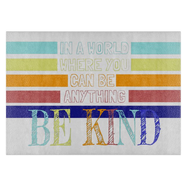 Planche À Découper Christian Miracle Worker BE Kind (Devant)