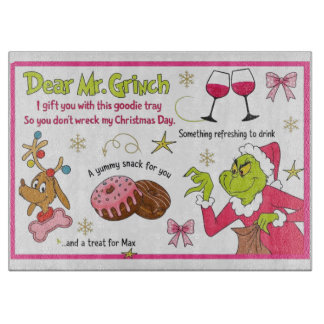 Planche À Découper Christmas Eve Santa Milk & Cookie Board