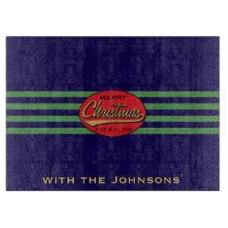 Planche À Découper Christmas Retro