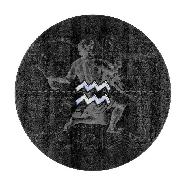 Planche À Découper Chrome comme Aquarius Connexion Hevelius Map (Devant)