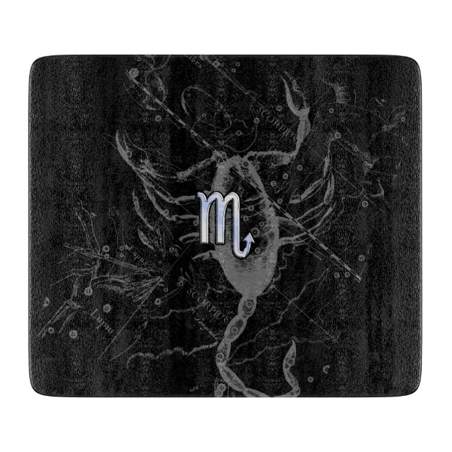 Planche À Découper Chrome comme Scorpio Zodiac Connexion Hevelius 169 (Devant)