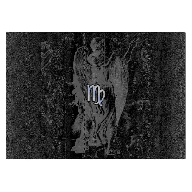 Planche À Découper Chrome comme Virgo Zodiac Connexion Hevelius en no (Devant)