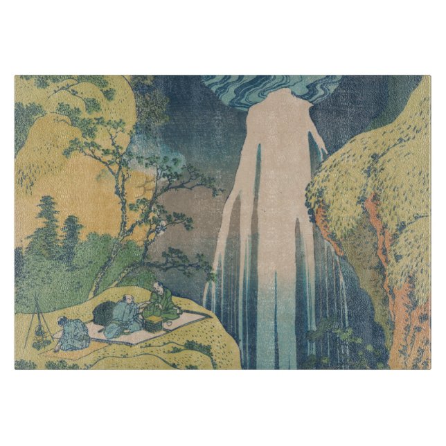 Planche À Découper Chutes d'Amida d'Hokusai Japon Cascade  (Devant)