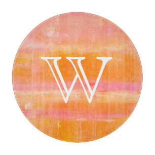 Planche À Découper Ciel des Caraïbes du monogramme