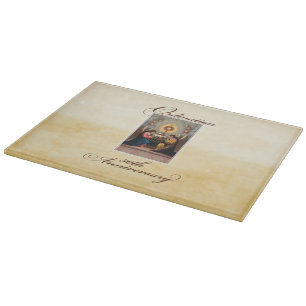 Planche À Découper cinquantième Anges d'anniversaire de